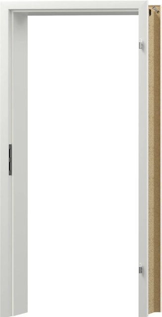 Holzumfassungszarge GetaDoor GLN224 Weiß, Anschlag Rechts, B: 73,5 cm x H: 198,5 cm - Bild 1