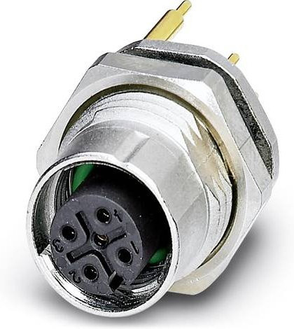 Phoenix Contact 1558548 Sensor-Aktor-Einbausteckverbinder M12 Buchse, 5-polig, Farbe: Silber - Bild 1
