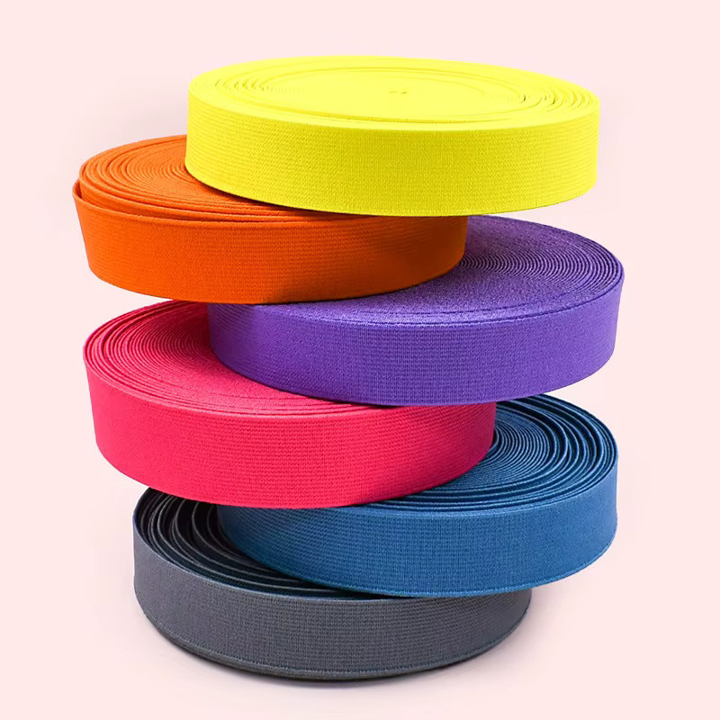 Meetee Elastisches Stretchband zum Nähen in Weiß und Multicolour, 5 bis 10 Meter Länge - Bild 4