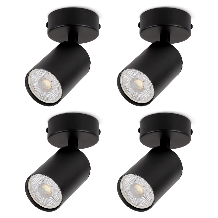 CHENBEN LED Deckenlampe in Schwarz mit GU10 Fassung für Schlafzimmer, Wohnzimmer und Flur - Bild 7
