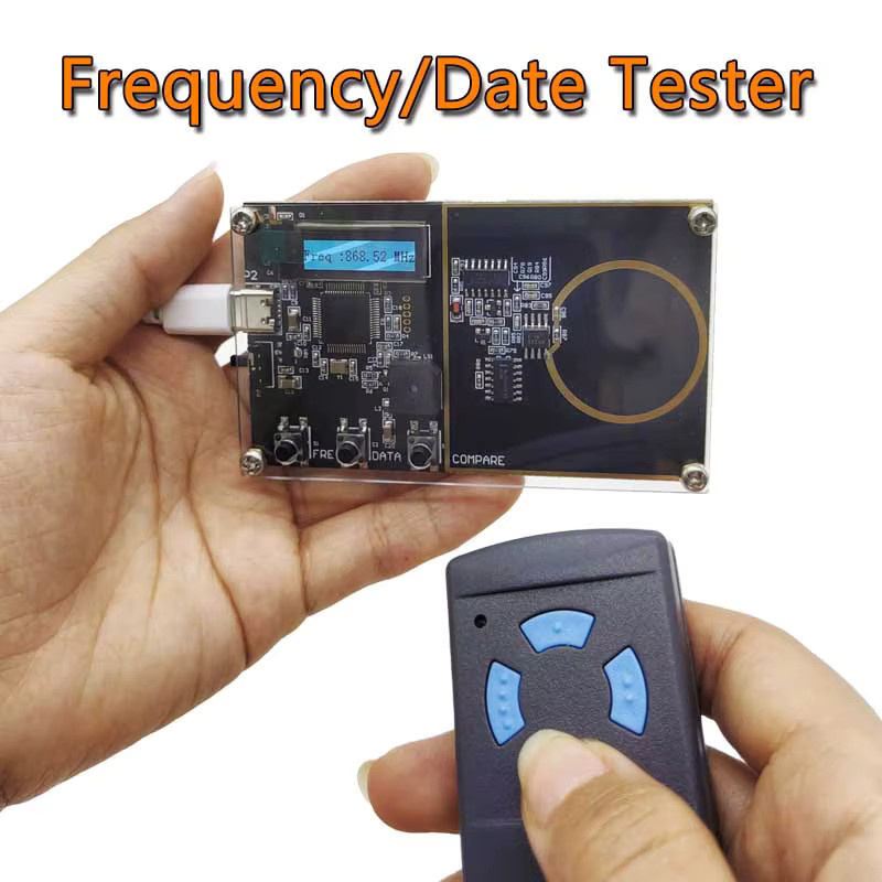 FOYUM Universal Fernbedienung Tester RF Frequenz Detektor 200-900 MHz in Schwarz - Bild 3