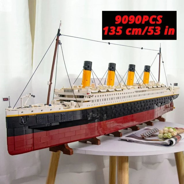 Potdemiel Luxus-Cruiseschiff, Modell Baubausteine, 9090 Teile - Bild 1