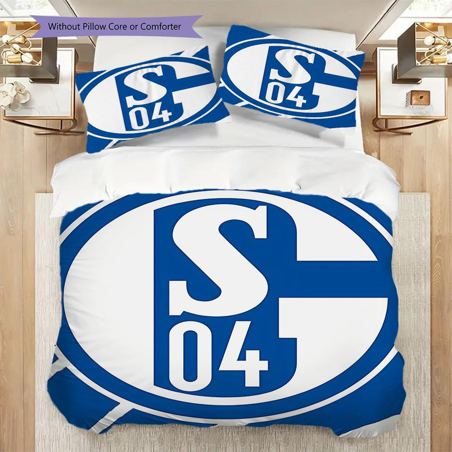 Manus Home Bettwäsche Set FC Schalke 04 mit 1 Bettbezug und 2 Kissenbezügen, B/H: 200 x 200 cm - Bild 2