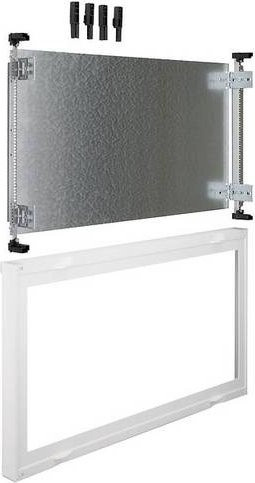 Hager Baustein universN UD33C2 aus Kunststoff in Weiß mit verstellbarer Montageplatte und Sichtscheibe, B: 45 cm, H: 75 cm - Bild 1