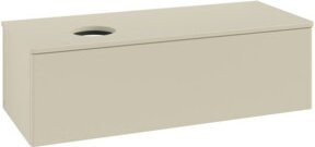 V&B Waschtischunterschrank Antao mit Beleuchtung, Farbe: Lackgrau, B/T/H: 120 x 50 x 36 cm - Bild 1