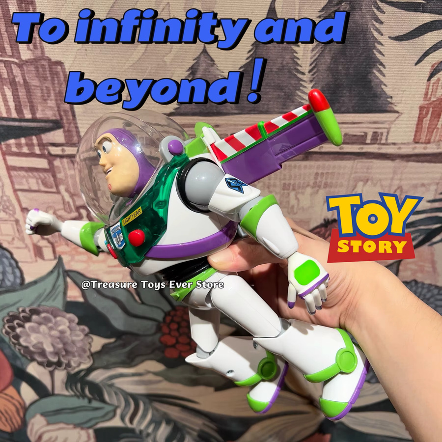 Bandai Disney Toy Story 4 Buzz Lightyear Woody Jessie, interaktive Actionfigur, mit Sound, ab 3 Jahren - Bild 2