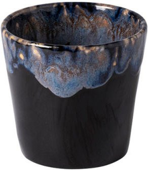 Costa Nova Lungo Tasse Grespresso aus Steingut, Schwarz, 12er Pack, B: 8 cm, H: 7,5 cm, 190 ml - Bild 1