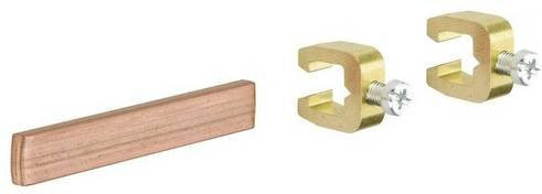 Hager UM05KR Sammelschienenverbinder 60mm 12x5mm 1-polig in Gold für FR Sammelschienenverbinder 250A - Bild 1