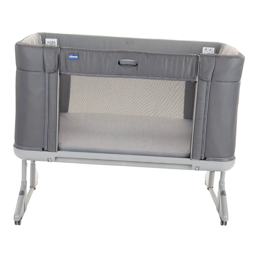Chicco Beistellbett Next2Me Forever in Grau mit Drop-Side für Babys - Bild 2