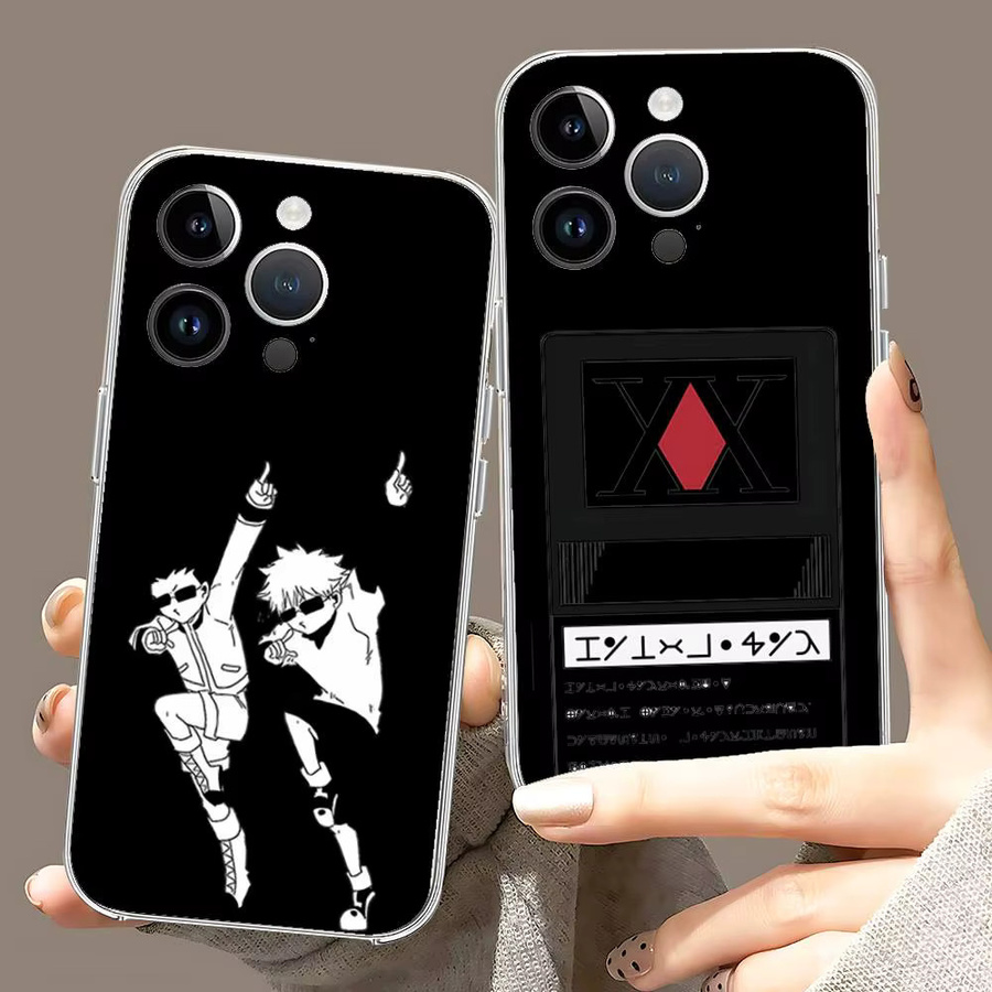 Mesuca Anime Handyhülle für iPhone kompatibel mit iPhone 17 16 15 14 13 12 11 Pro Max und weiteren Modellen, Transparente Abdeckung - Bild 2