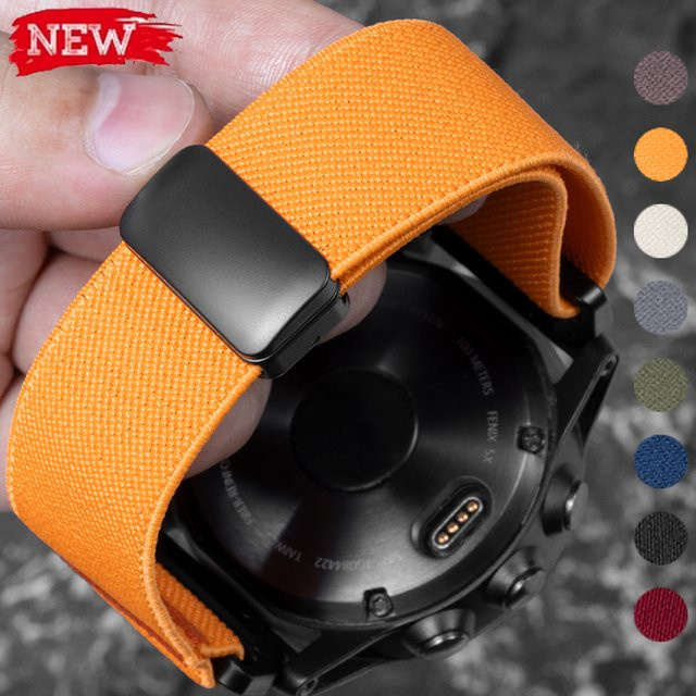 OAKCHARM Uhrenarmband, magnetisches Nylon, Schwarz, Unisex - Bild 1