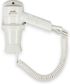 Starmix Hand-Haartrockner mit Wandhalterung aus Kunststoff in Weiß - Bild 1
