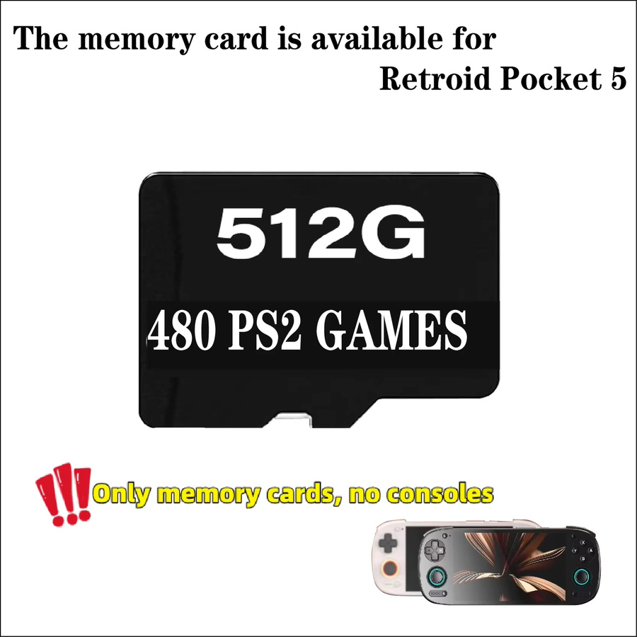 Retroid Pocket 5 MicroSD Speicherkarte 512 GB für Android 13 Handheld-Geräte - Bild 2