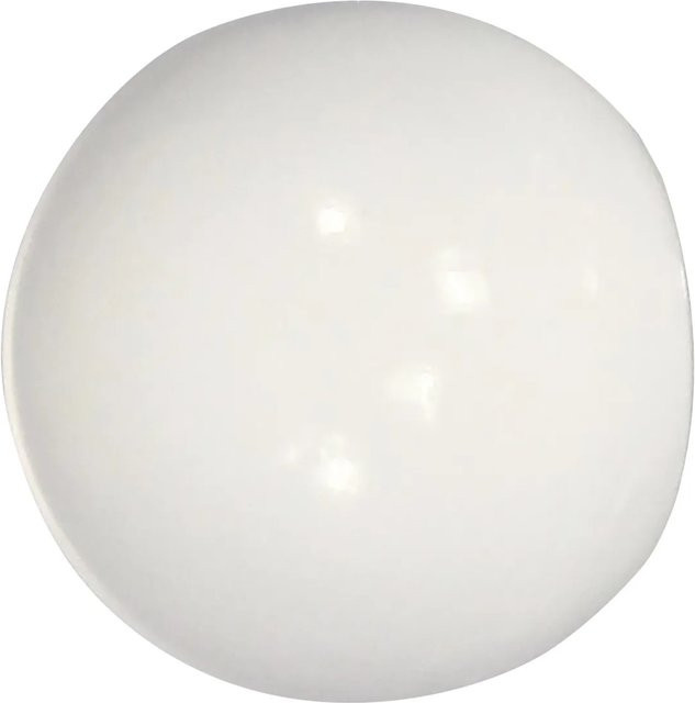 Mydeco Gardinenstangen-Endstück Ball aus Metall in Weiß, Durchmesser: 2 cm - Bild 1