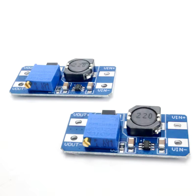 MT3608 DC-DC Boost Converter Leistungsmodul 2A 2V-24V auf 5V/9V/12V/28V in Blau für Arduino - Bild 2