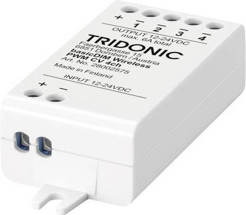 Tridonic basicDIM PWM CV 4-Kanal LED Dimmer Driver in Weiß - Bild 1