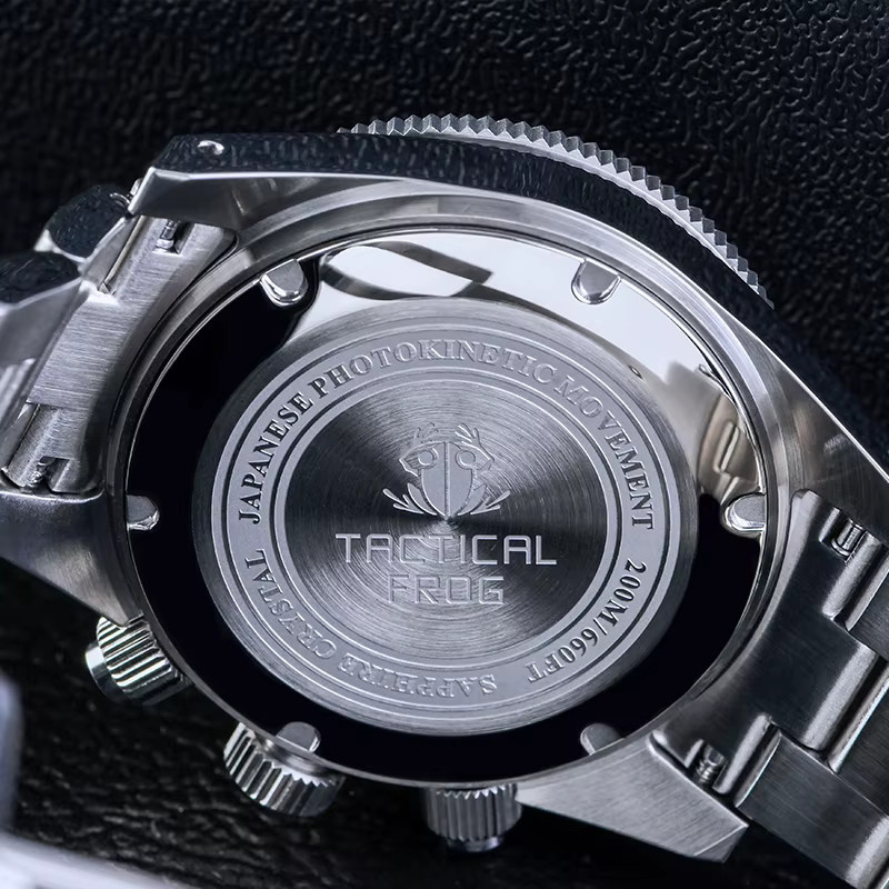 Tactical Frog Chronograph, Solar, Edelstahl, Saphirglas, Keramik, Herren - Bild 4
