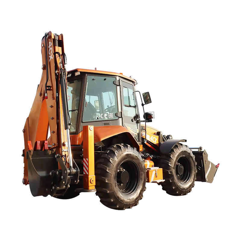 Nicosail Mini-Baggerlader 4x4 Radlader in Orange, 4-Tonnen-Schwerkonstruktion - Bild 1