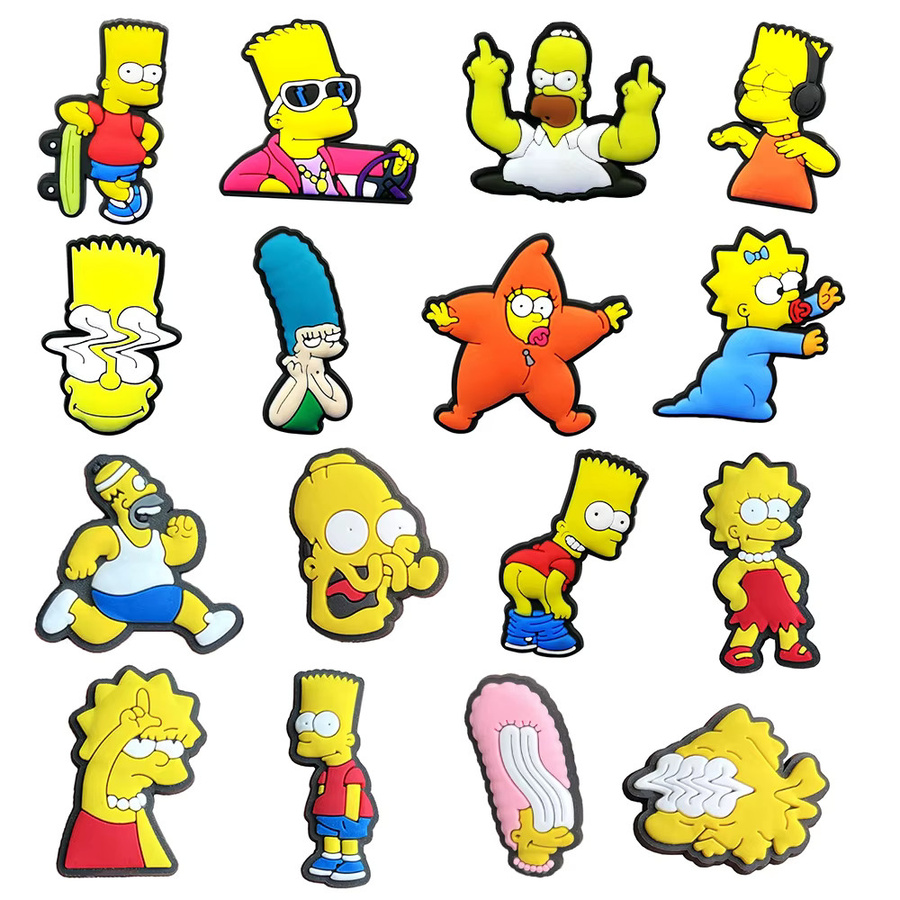 Cartoon-Schuh-Charms-Set, PVC, Kinder - Bild 5
