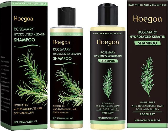 Hoegoa Rosmarin Shampoo, Volumen und Verdichtung, Fettiges Haar - Bild 1