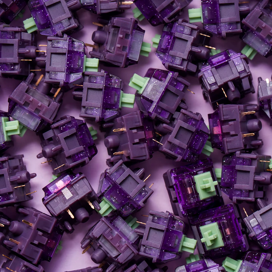 HMX Reze Switches Mechanische Tastatur Schalter Purple Tactile Thocky DIY - Bild 5