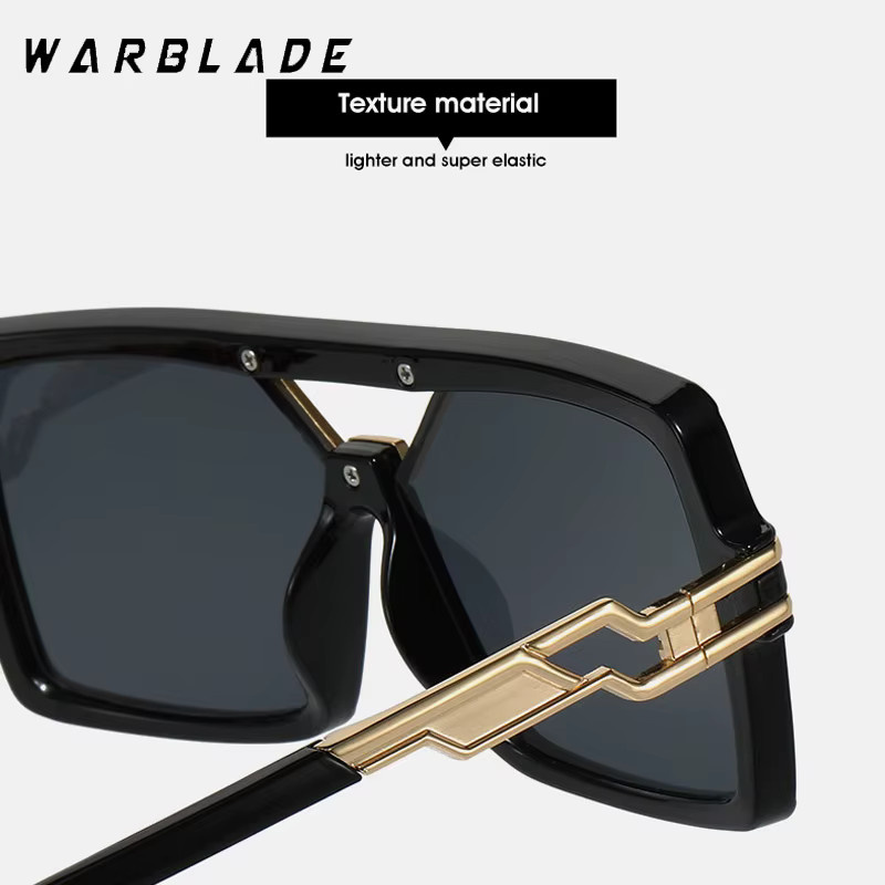 WarBlade Aviator Sonnenbrille, Vollrand, Unisex, black - Bild 2