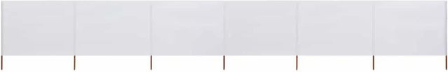 6-teiliges Windschutzgewebe vidaXL in Sandweiß, Breite: 120 cm, Länge: 800 cm - Bild 1