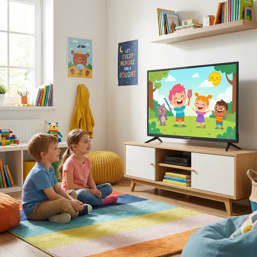 Kiano SlimTV LED-Fernseher 32 Zoll in Schwarz mit HD Ready, HDMI und USB-A sowie PVR-Recorder - Bild 5