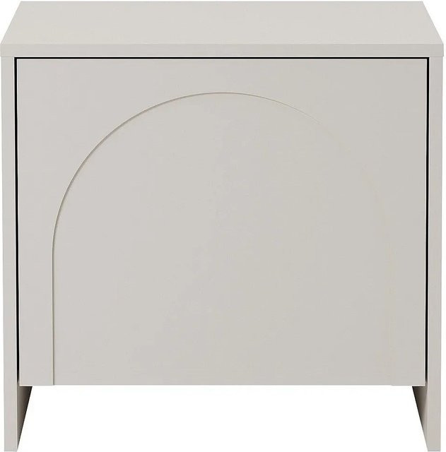 Nachttisch Nalyra von Maison Céphy in Beige, Modernes Design für dein Schlafzimmer, Höhe: 52 cm - Bild 1