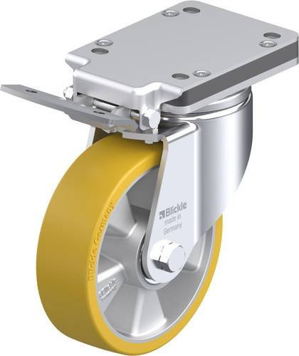 Blickle Lenkrolle LH-ALTH 160K-IS mit Feststeller, Rad-Durchmesser: 160 mm, Tragfähigkeit: 750 kg - Bild 1