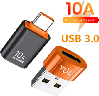Xiaomi USB 3.0 A auf USB C OTG Adapter in Schwarz - Bild 1