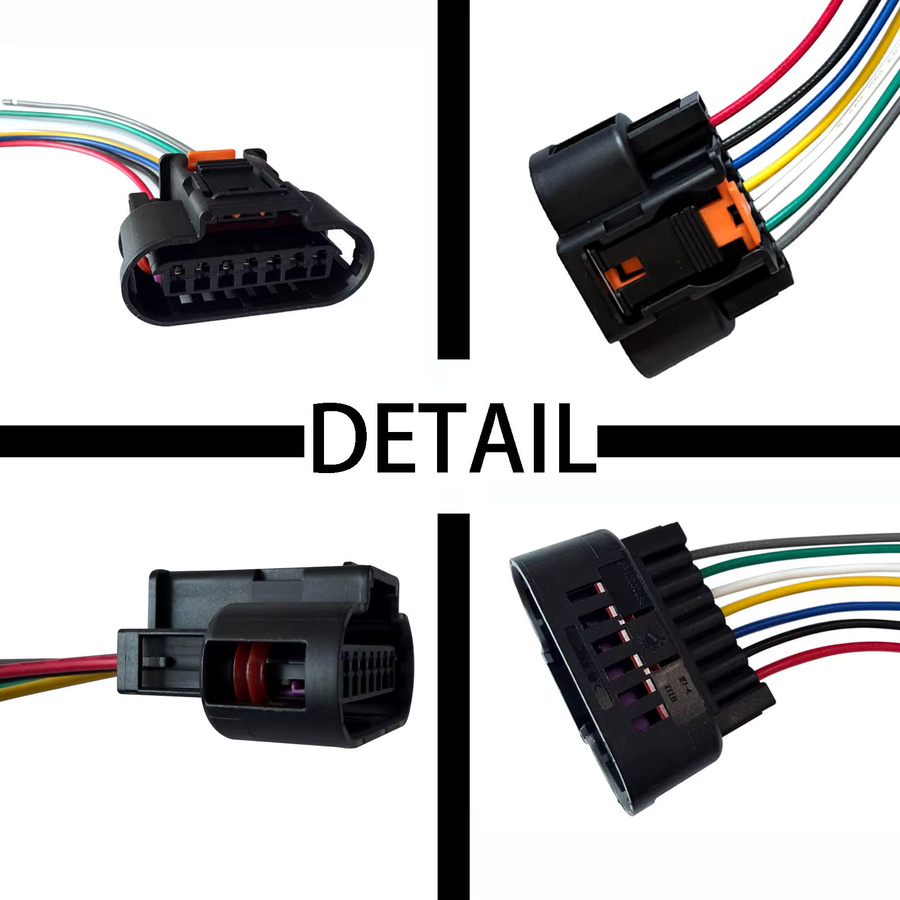 AUTOXBERT 7-poliger Spulenpaket-Anschluss vorverdrahteter Stecker PP10000888 1930-0958 für Opel Vauxhall Adam Ampera Astra Mokka Meriva Insignia Corsa - Bild 4