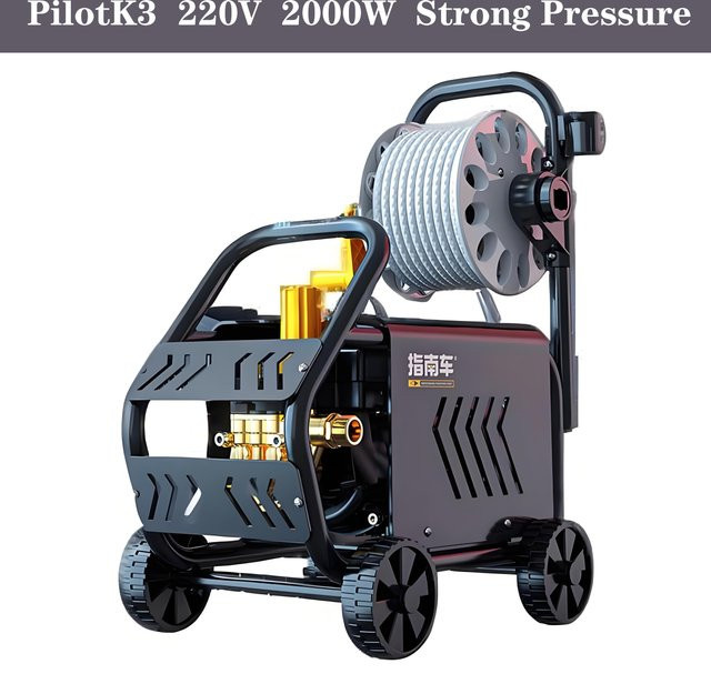 THALASSA Hochdruckreiniger mit 250 Bar und 220 V, IPX5 wasserdichte Multi-Kolben Pumpe für gewerbliche und private Nutzung - Bild 1