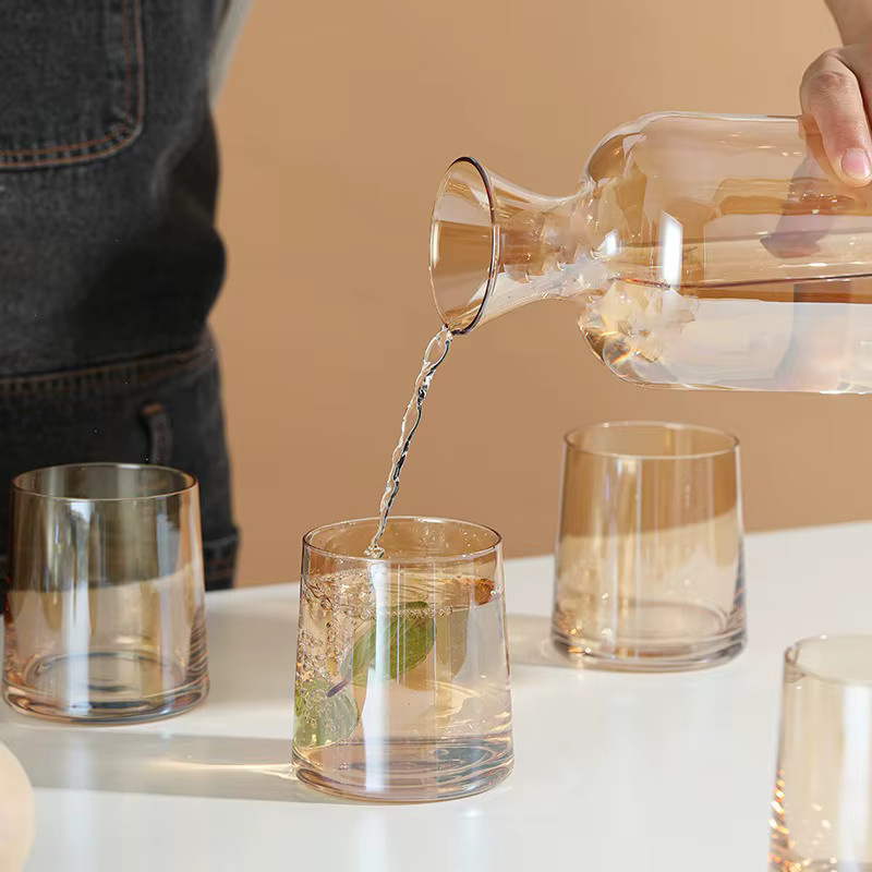 Hochwertiges Glasbecher-Set Tumbler in Transparent für Saft oder Whiskey - Bild 3