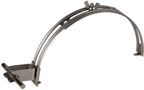 DEHN Dachleitungshalter 206819 DLH DG 8 H32 FG180.280 KK aus Edelstahl in Silber - Bild 1