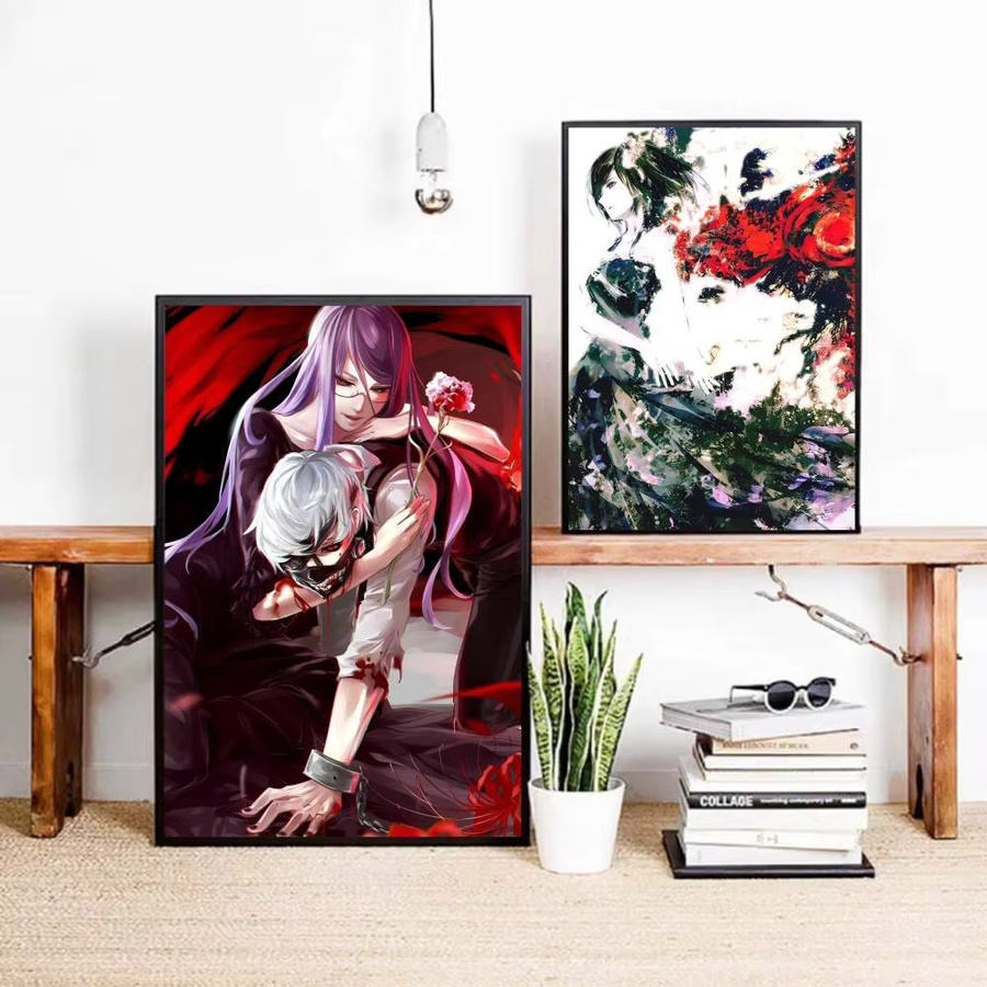 Tokyo Ghoul Manga-Poster von Bilibili, selbstklebender Papierdruck, mehrfarbig, rechteckig - Bild 4