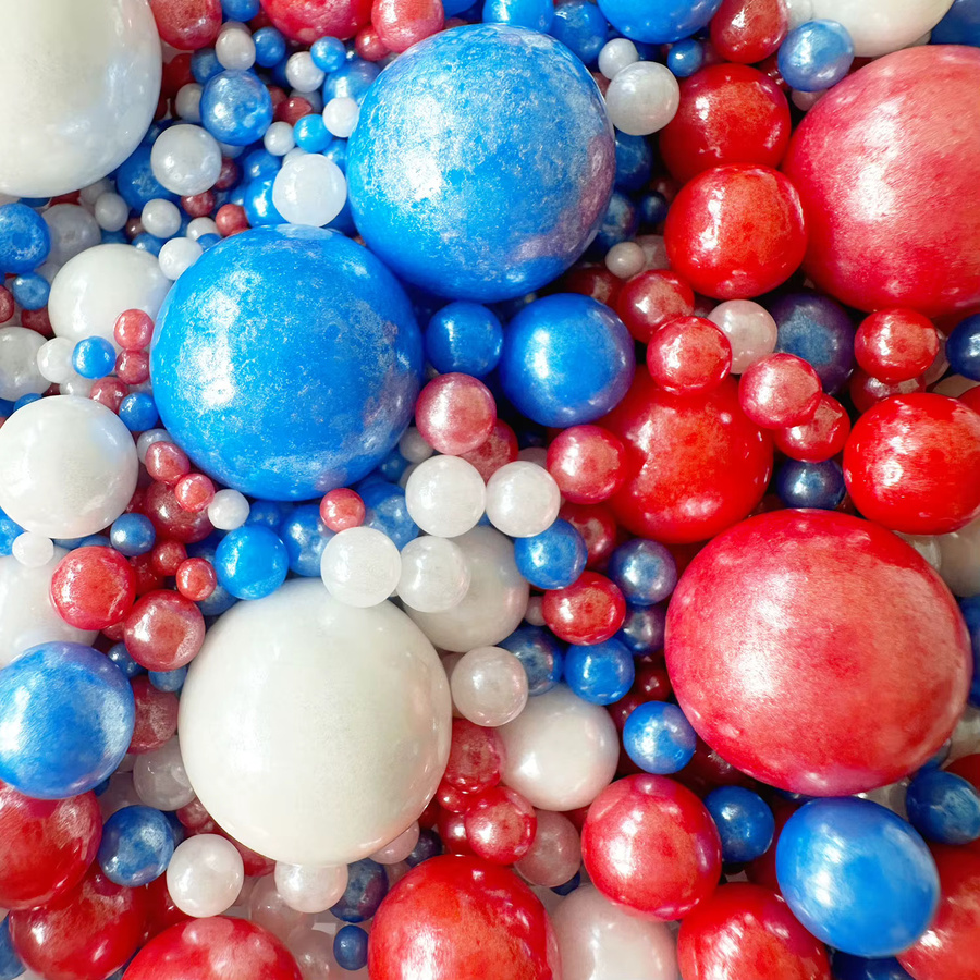 Streuselmischung Tiefseeblau Rot Weiß 130 g - Bild 3