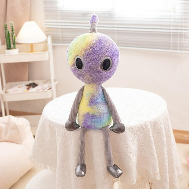 Binchi Fitness Baby-Alien-Plüschpuppe, lila, ab 1,5 Jahre - Bild 1