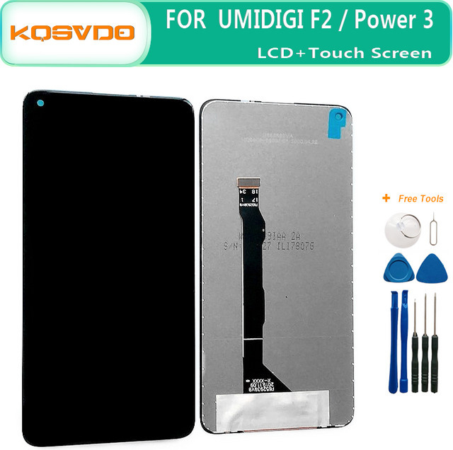 UMIDIGI F2 / Power 3 Ersatz LCD Display mit Touch Screen Digitizer Modul 6,53 Zoll in Schwarz - Bild 1
