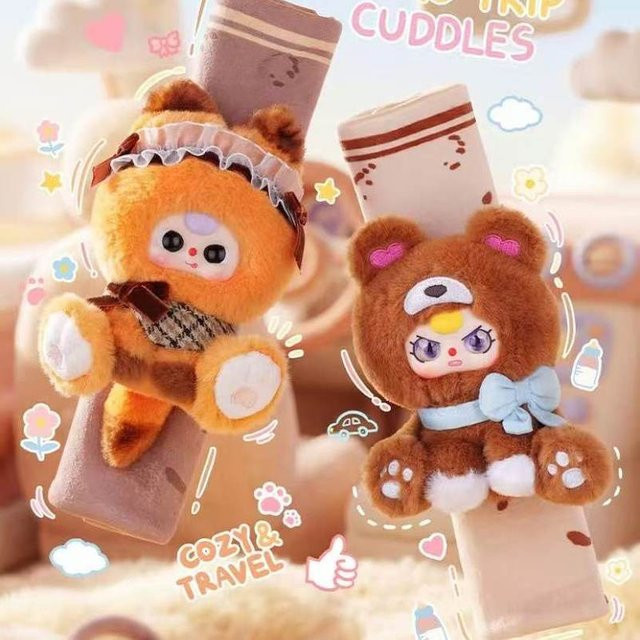 Babythree Sicherheitsgurt-Schulterpolster-Serie Blind Box, Tiere, Plüsch / Textil - Bild 1