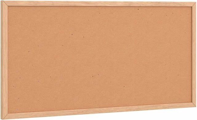 Korktafel Yiwydaa mit Massivholzrahmen aus Kiefernholz in Braun, Breite: 60 cm, Höhe: 30 cm - Bild 1