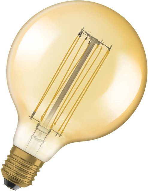 Osram LED-Leuchtmittel E27 Globeform in Gold, dimmbar, warmweiß, H x Ø: 17,3 x 12,4 cm - Bild 1