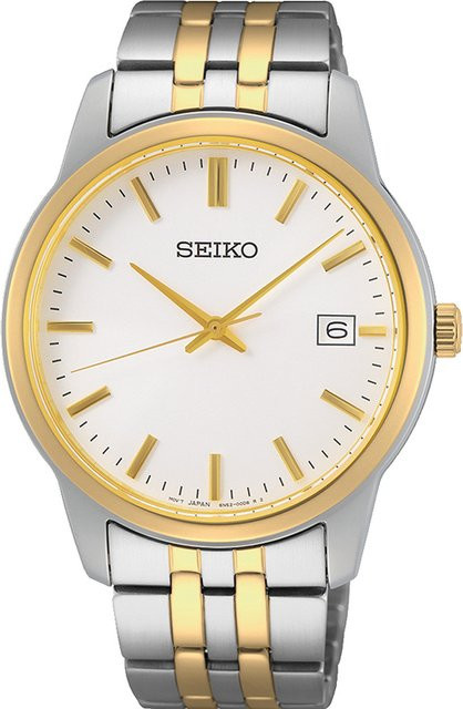 Seiko Armbanduhr, Quarz, Edelstahl, Silber, 40 mm, Herren - Bild 1