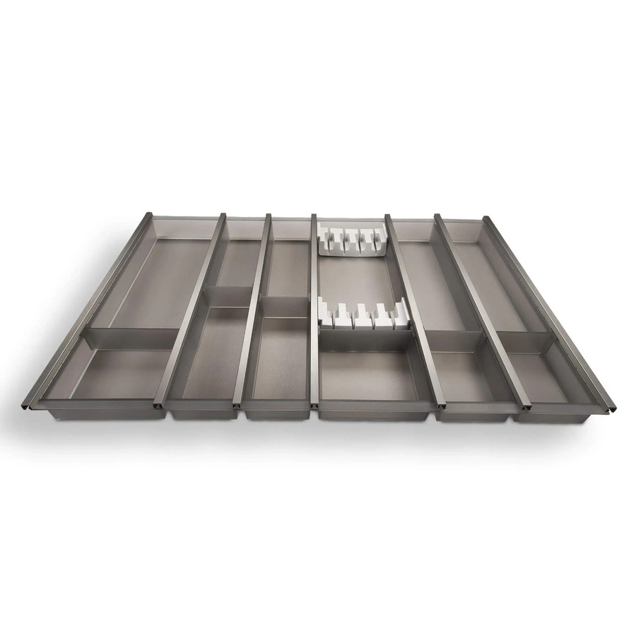 SOTECH Cuisio Besteckeinsatz mit Messerblock, Graphitgrau, Breite: 80 cm, Höhe: 5,5 cm - Bild 2