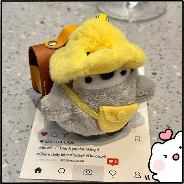 Gelber Pinguin-Rucksack Schutzhülle für Apple AirPods Pro 2., 3. und 4. Generation - Bild 1