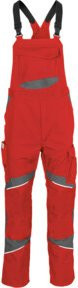 Kübler Latzhose ACTIVIQ cotton+ in Mittelrot und Anthrazit, Größe 28 - Bild 1