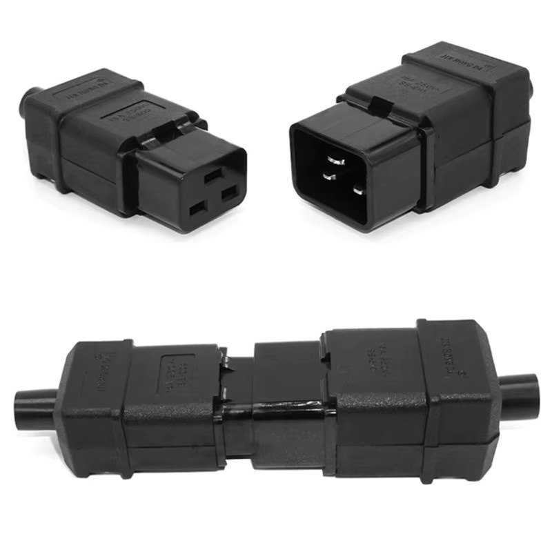 FRHY Netzkabel-Set C19 auf C20, 16 A 250 V, Schwarz - Bild 5