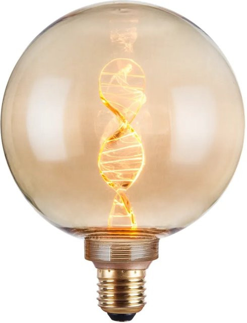 ENOVALITE LED Filament Leuchtmittel Globe E27 Amber Gold Warmweiß Dimmbar - Bild 1