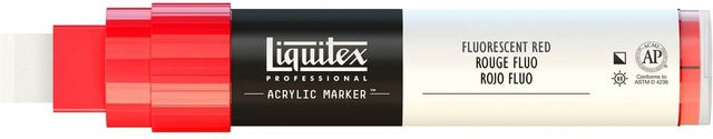 Liquitex Acryl Marker Professional Rot Fluo Permanent 8-15mm - Bild 1