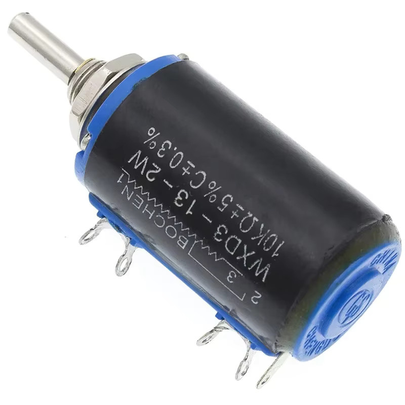 YTDMEN WXD3-13-2W Präzisions Multi-turn Potentiometer mit 10 Runden Draht, Blau - Bild 2